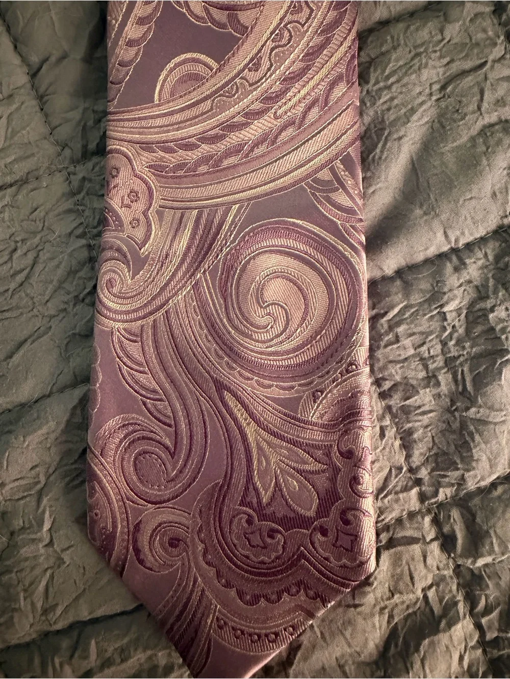 Donald Trump Signature Collection Tie. Purple Paisley